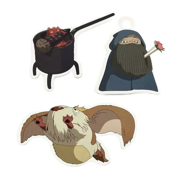 Loewe Howl's Moving Castle Ghibli Limited Character Tags Calcifer Markl Heen - Picture 1 of 8